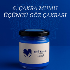 Üçüncü Göz Mumu - Mavi Mum