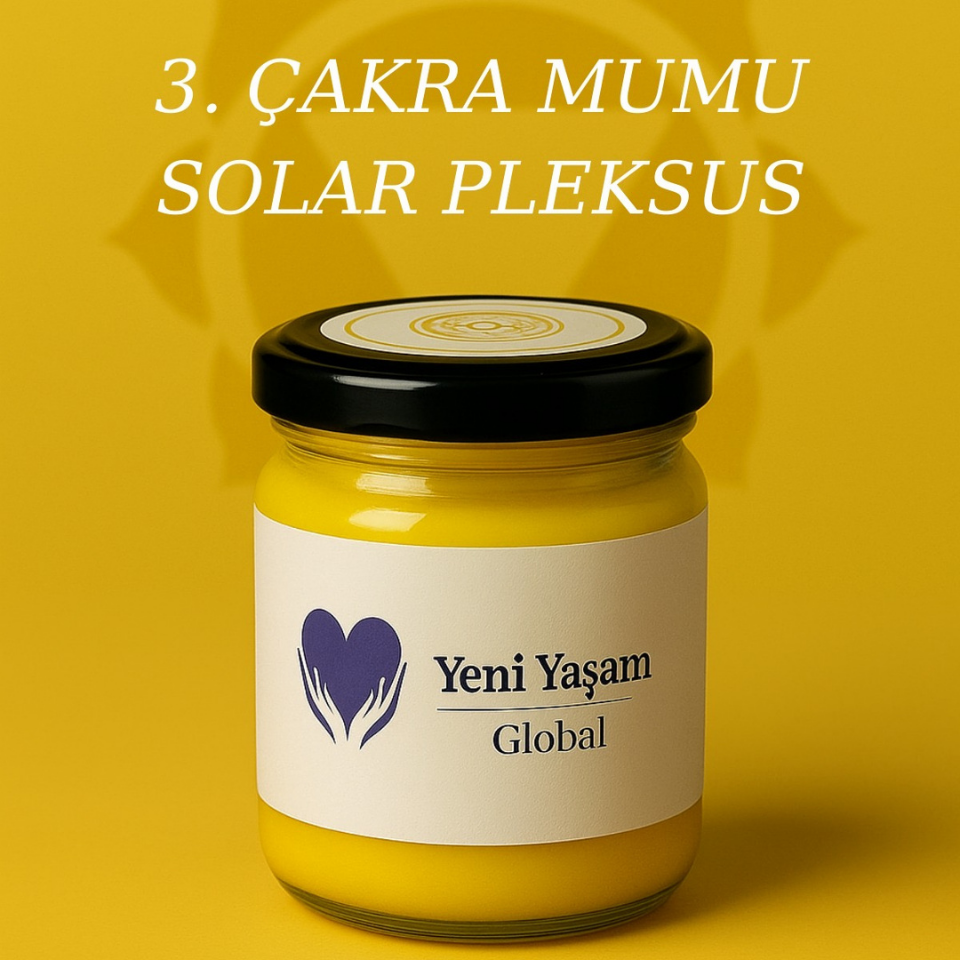 Solar Pleksus Mumu - Sarı Mum