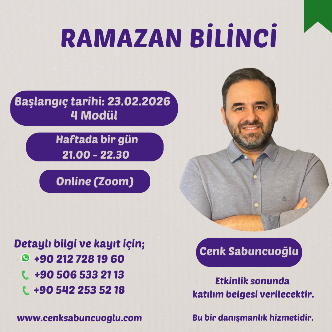 Ramazan Bilinci | Danışmanlık Hizmeti