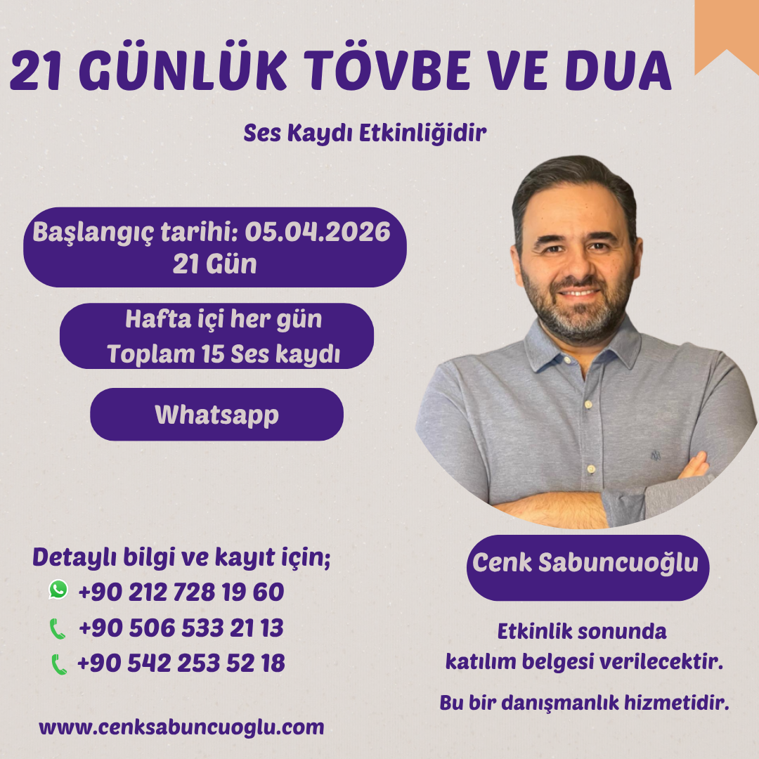 21 Günlük Çalışma | Danışmanlık Hizmeti