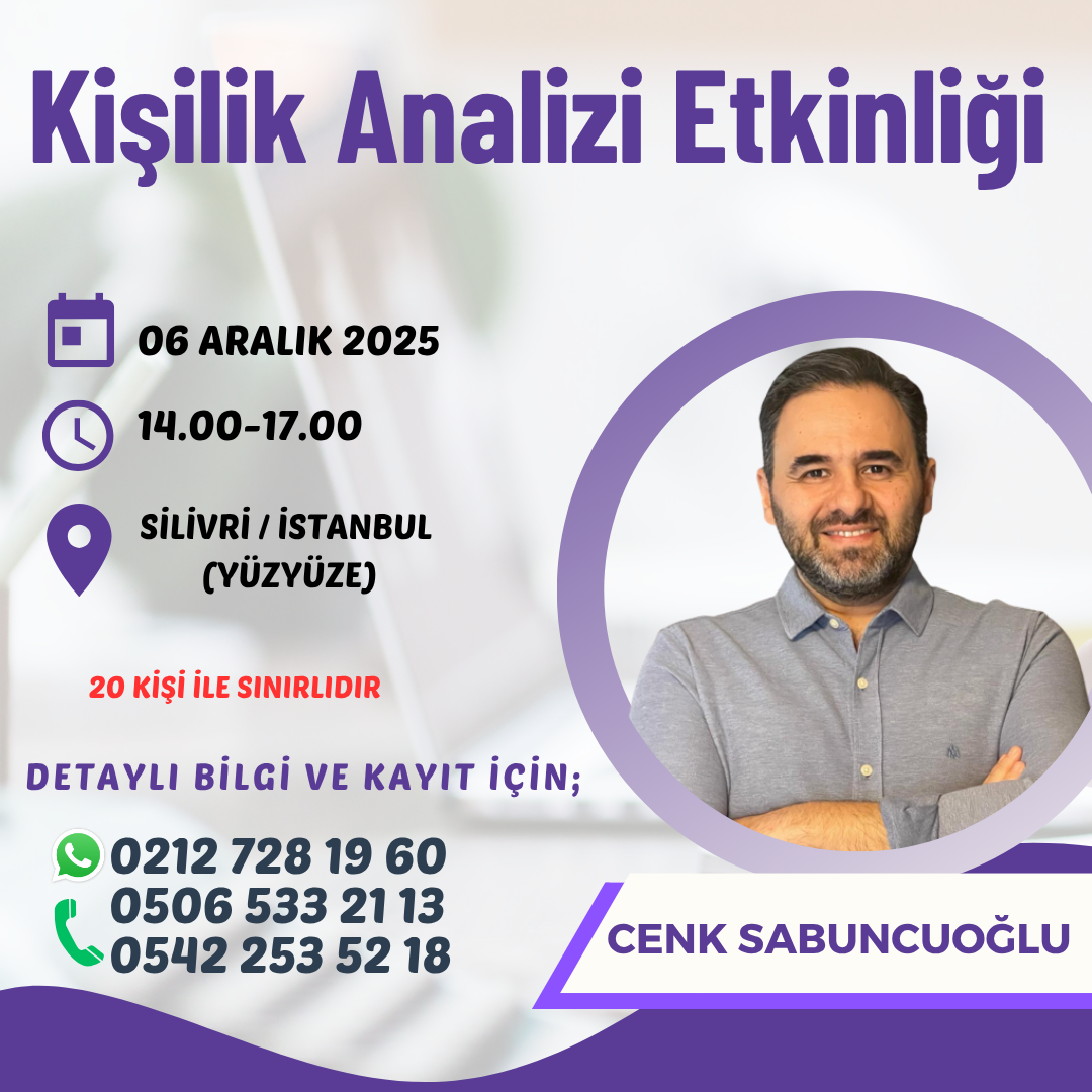 Kişilik Analizi Etkinliği | Danışmanlık Hizmeti