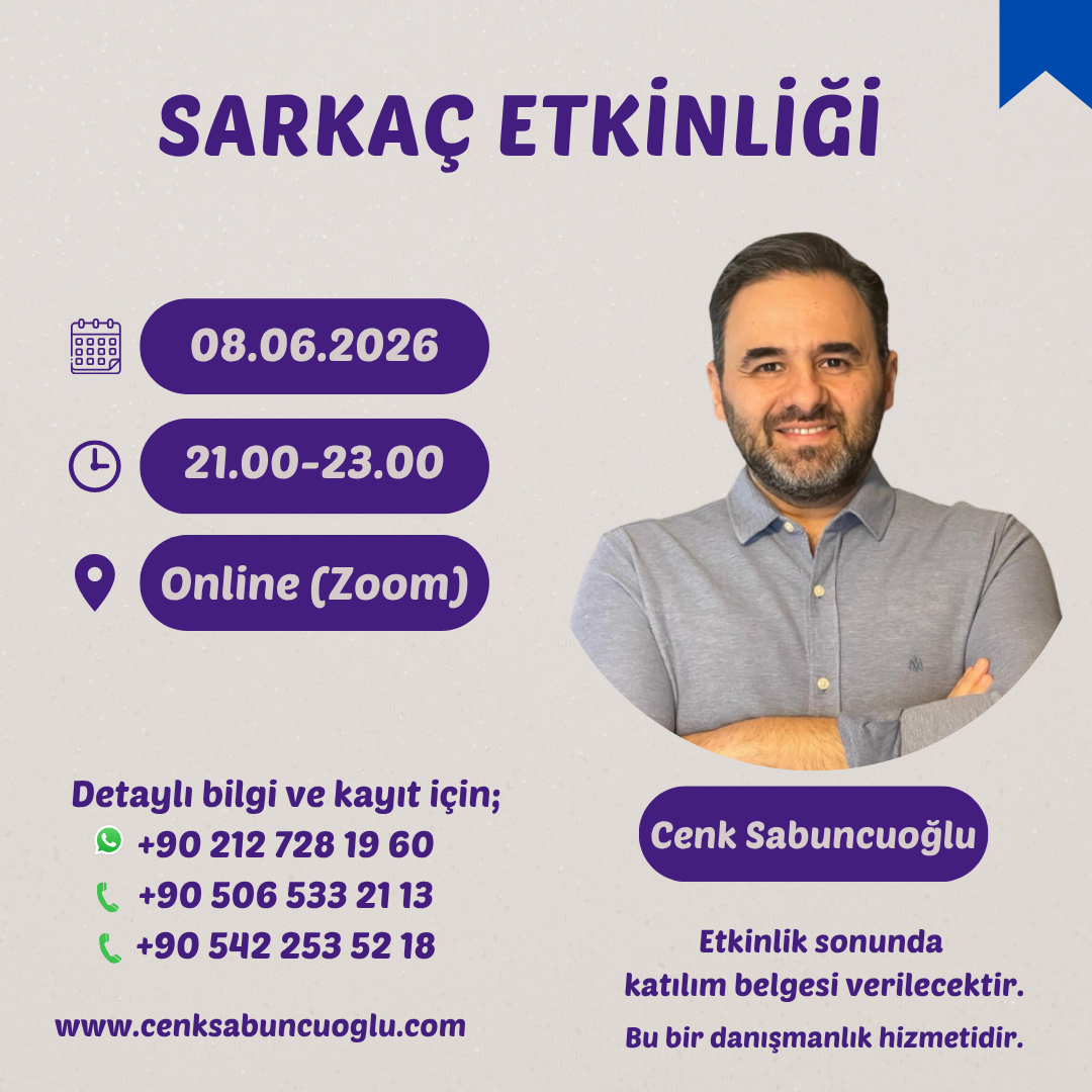 Sarkaç Etkinliği | Online Danışmanlık Hizmeti