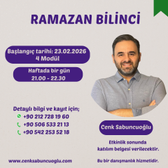 Ramazan Bilinci | Danışmanlık Hizmeti