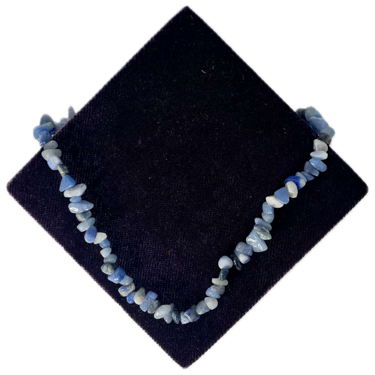 Mavi Aventurin Taşlı Kolye