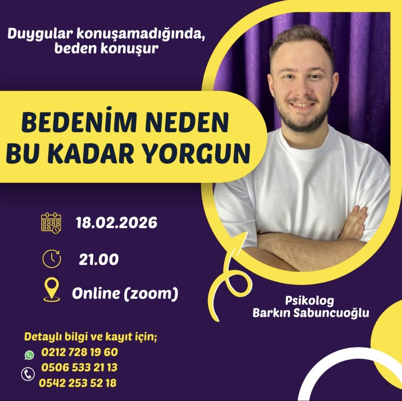 Bedenim Neden Bu Kadar Yorgun | Online Danışmanlık Hizmeti