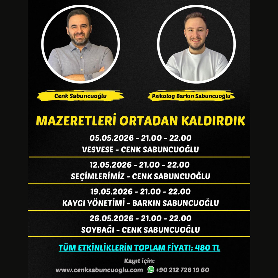 Mazeretleri Ortadan Kaldırdık | Danışmanlık Hizmeti