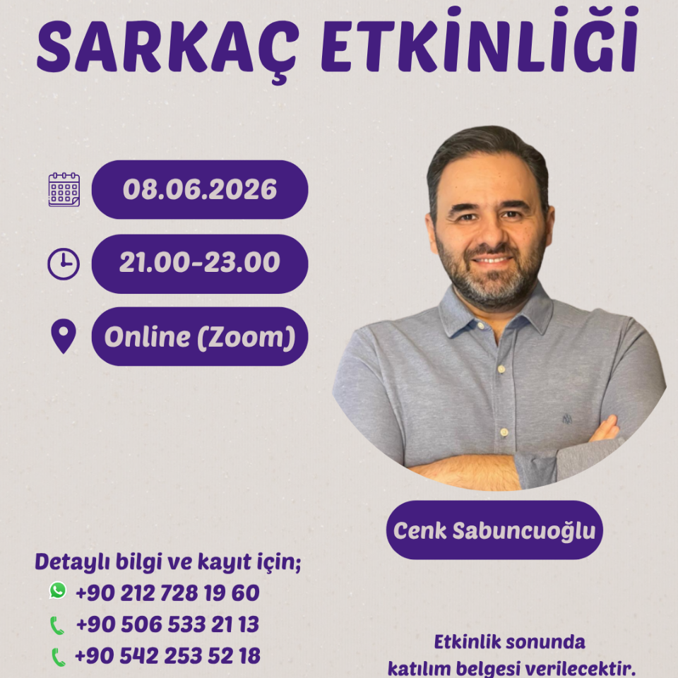 Sarkaç Etkinliği | Danışmanlık Hizmeti